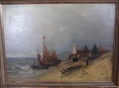Signiertes Öl Gemälde: Flämische Landschaftsmalerei, 18. Jahrhundert