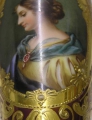 Foto 2: Kleine Biedermeier Porzellan Vase, um 1820, Dresden, Lupenmalerei