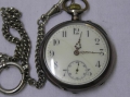 Silber Herren Taschenuhr