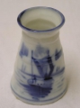 Gemarkte Vase, um 1900/1920, Delft, Holländerdekor