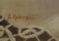 Foto 3: A. Rudolphi: Stilleben, signiertes Öl Gemälde, um 1900