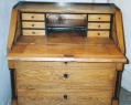 Foto 2: Biedermeier Schrägklappensekretär, um 1830/1840, in Eiche