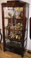 Vitrine, Biedermeier, um 1830, in Mahagoni