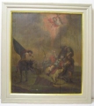 Öl Barock Tafelbild: Bekehrung Saulus