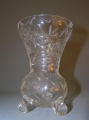 Foto 3: Geschliffene Glas Blumenvase, um 1920