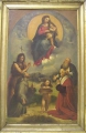 nach Raffael (1483-1520): "Madonna di Foligno", Öl Gemälde, Kopie datiert auf 1898