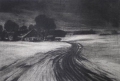 Max Josef Fliegerbauer (1874-1952): Landschaft, Graphik - Radierung, um 1900
