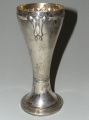 Albin Müller (1871-1941/43) attr.: silberne Jugendstil Kelchvase, um 1903