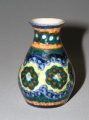 Foto 2: Kleine Bunzlauer Keramik Vase, um 1900, M. Jürgel