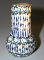 Foto 2: Kleine zylindrische Bunzlauer Keramik Vase, um 1900, hand-abgedreht