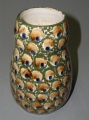 Foto 2: Große Bunzlauer Keramik Vase, um 1900, hand-abgedreht, mit Schwämmerl-Dekor