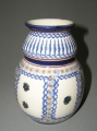 Foto 1: Bauchige Bunzlauer Keramik Vase, um 1900, hand-abgedreht