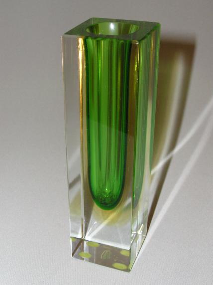 Art Deco Glas-Vase, Moser, Karlsbad, 1911-1938 Art Deco Glas-Vase, Moser, Karlsbad, 1911-1938