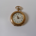 Damen-Taschenuhr, um 1900, 585er Gold