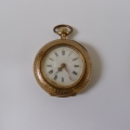 Damen-Taschenuhr, um 1900, 585er Gold