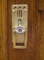 Foto 2: Zweitüriger Jugendstil Bücherschrank, helle Eiche