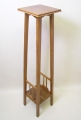 Foto 1: Jugendstil Säule, um 1910, helle Eiche