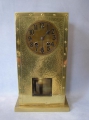 Messing Tisch-Uhr, um 1910, Wiener Werkstätten