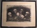 Carl Müller-Baumgarten (1879-1946): Graphik - Vanitas-Motivik, um 1900