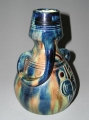 Foto 2: nach Clément Massier: Jugendstil Keramik Vase, mit Laufglasur