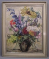 Signiertes Öl Gemälde: Blumen-Stilleben, um 1940