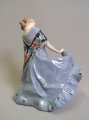 Foto 3: Jugendstil Porzellan Figur: Tanzende Frau, gestempelt Czechoslovakia