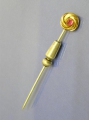 Foto 2: Jugendstil Revers- / Krawatten-Nadel mit Stein