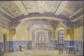 Foto 1: Karl Fischer: Opern-Entwurf zu Carl Maria von Webers Freischütz, signiertes Aquarell, Weimarer Hoftheater-Maler, von 1926