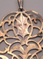Foto 2: Ernst Kühn (1891-1960): Jugendstil Ketten-Anhänger, 800er Silber