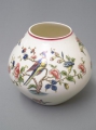 Keramik Vase, gemarkt Villeroy & Boch Mettlach (Saarland), um 1918/35, Motiv "Phönix"