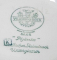 Foto 2: Keramik Vase, gemarkt Villeroy & Boch Mettlach (Saarland), um 1918/35, Motiv Phönix