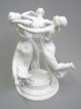 Karl Himmelstoß (1878-1967): "Festreigen" - tanzende Mädchen, signierte Jugendstil Porzellan Figuren-Gruppe, Entwurf 1913, Ausführung Rosenthal Bavaria Selb 1916