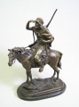 Fernand Paillet (1850-1918): spähender arabischer Reiter, signierte Bronze, Frankreich, um 1900