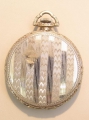 Foto 2: Silberne Art Deco Taschenuhr, Weldwood