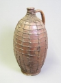 Foto 1: Großer Wickel-Krug / Netzflasche, Irdenware, Ende 18. Jahrhundert, Bunzlau
