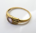 Ring, 333er Gold, mit Amethyst, um 1900