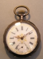 Herren-Taschenuhr, um 1900, 800er Silber