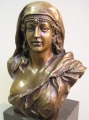 Foto 2: Milo: orientalische Frauen-Büste, signierte Bronze, Frankreich - Paris, Anfang 20. Jahrhundert