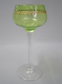 Foto 2: 2 x hohe Jugendstil Stengel-Weingläser, um 1905-1910, Theresienthal