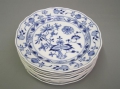 Foto 1: 8 x Meissen Porzellan Speiseteller, um 1850 bzw. ab 1888 gemarkt