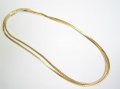 Foto 1: Zweireihige Art Deco Kette, 750er Gold