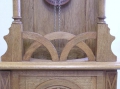 Foto 6: Große beschnitzte Jugendstil Standuhr, um 1910, Eiche