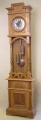 Foto 9: Große beschnitzte Jugendstil Standuhr, um 1910, Eiche