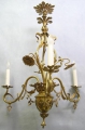 Foto 9: Louis Majorelle (1859-1926) attr.: große dreiarmige Jugendstil Decken-Lampe, um 1910