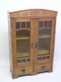 Foto 1: Hängeschrank, Jugendstil, um 1910, in Eiche