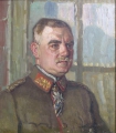 Foto 2: Rudolf Gudden (1863-1935): Porträt eines Generals, Öl Gemälde, Original-Aufkleber zu Provenienz, Nachlass Hermann Gudden