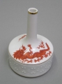 Meissen Porzellan Vase, Marke 1962-1990, Mingdrache