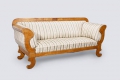 Sofa, Biedermeier, in Birke, um 1830