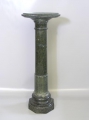 Foto 1: Albin Müller (1871-1941/43) attr.: Säule, Jugendstil, Sächsischer / Zöblitzer Serpentin
