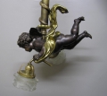 Bronze Putto Stablampe, Ende 19. Jahrhundert, Frankreich
